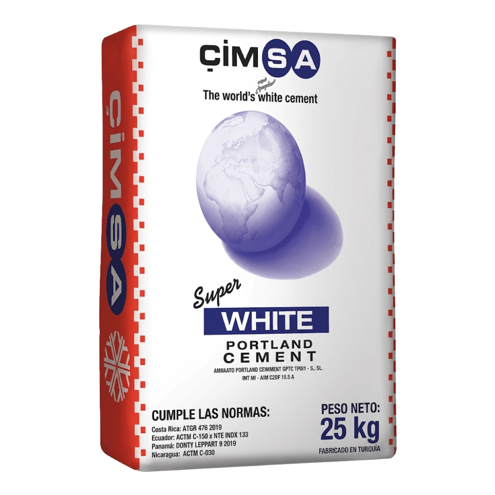 Cemento Blanco Cimsa 25Kg