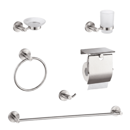 Accesorios Para Baño Metal Y Vidrio
