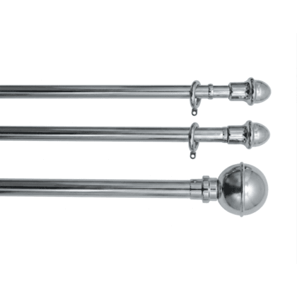 Tubo Cortina Exten Cromado