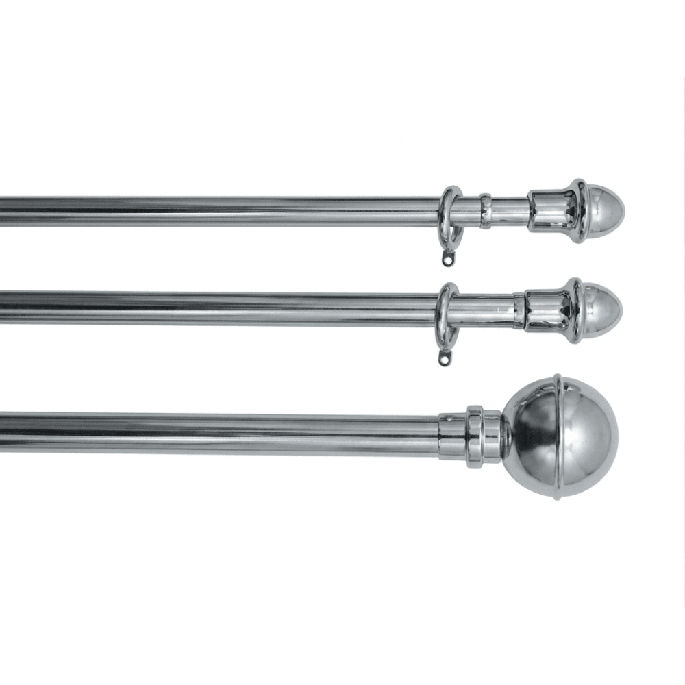 Tubo Cortina Exten Cromado