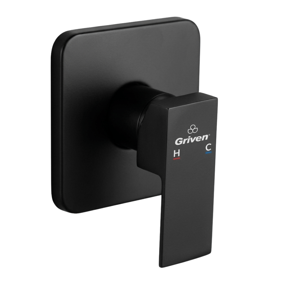 Llave De Ducha Monomando Black Gri-2217