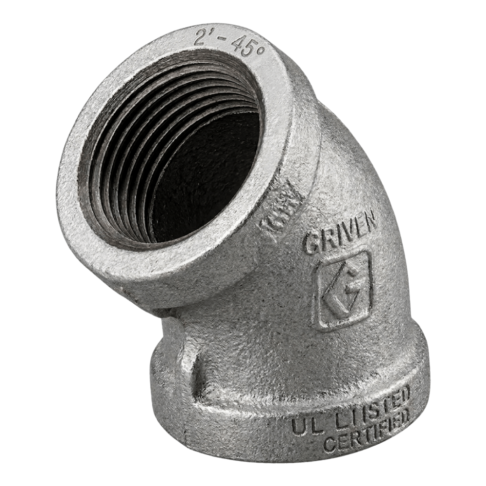 Codo De 45 Galv 2 Pulg
