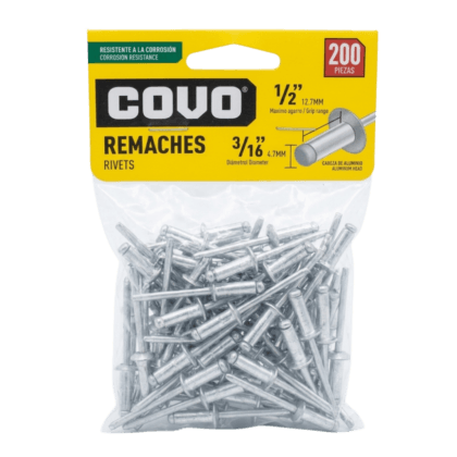 Remache 3/16X1/2 (200Un.)