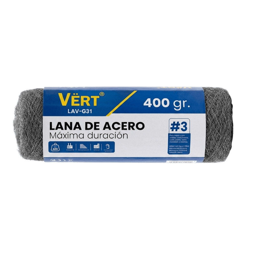 Lana De Acero N3 400 Gr