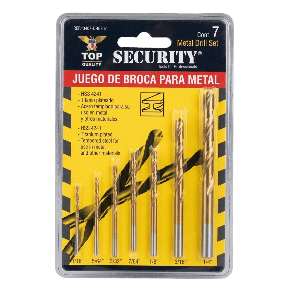 Mecha Hierro Juego 7Pzs Security